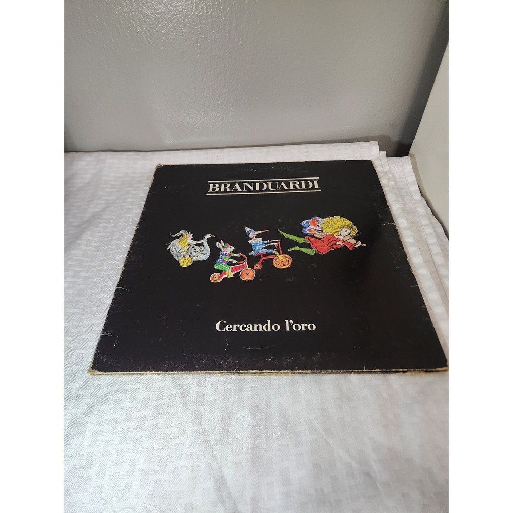 Angelo Branduardi Cercando l'oro Vinyl LP Record Italian Folk Rock 1983